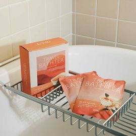 HIVELLA Travel Bath Tea Gwakji Sunset 60g Gentle EWG Green Herbal Bath Salt _ Made in KOREA
